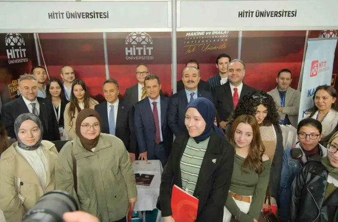Hitit Üniversitesi standına OKAF’ta yoğun ilgi
