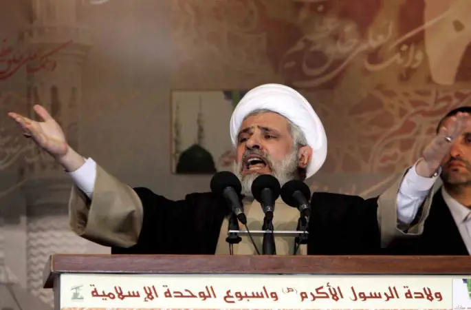 Hizbullah lideri Kasım: "Haklarımızı savunmaktan çekinmeyeceğiz ve düşmana teslim olmayacağız"
