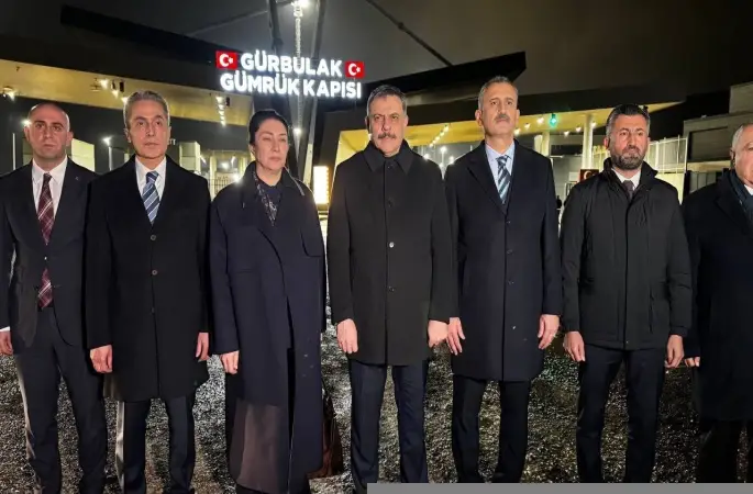 İçişleri Bakanı Çiftçi sınırın sıfır noktasından duyurdu: "Sınır hattında tüm tedbirler alındı"
