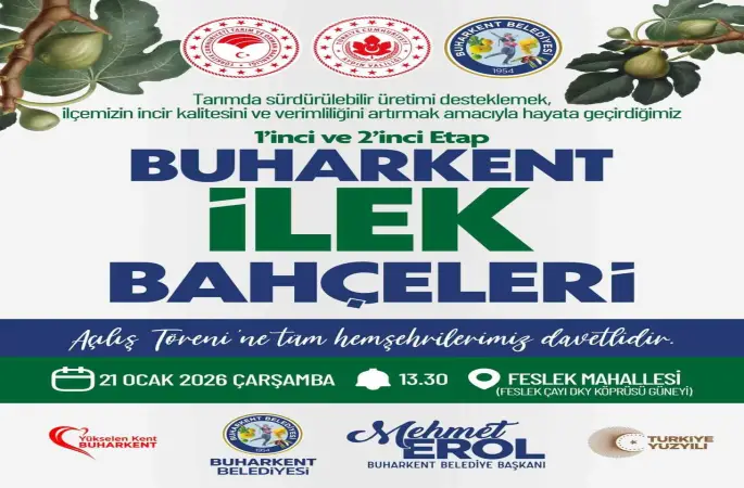 İncirde verim ve kalite için Buharkent’te örnek proje
