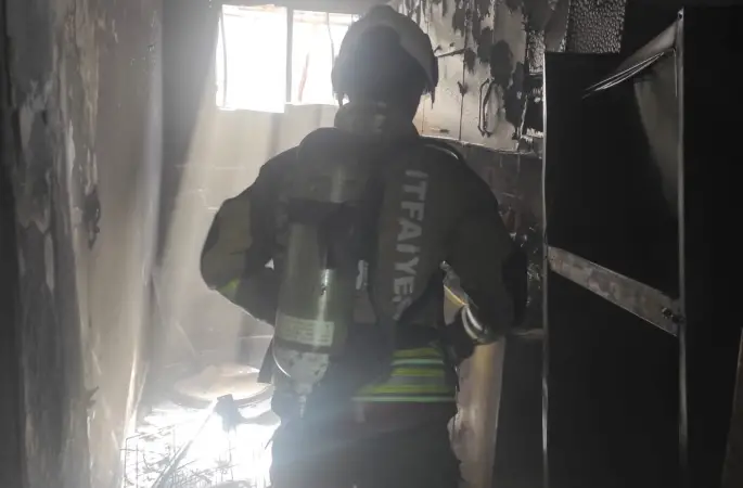 İskenderun’da müstakil ev yangını
