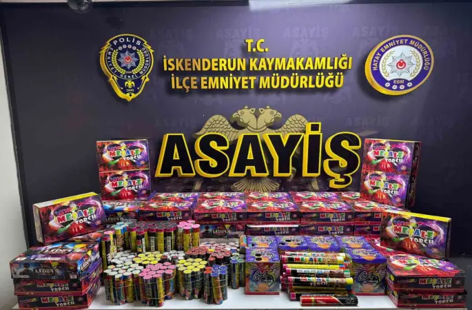 İskenderun’da patlayıcı madde satışı yapan işyerlerine denetim
