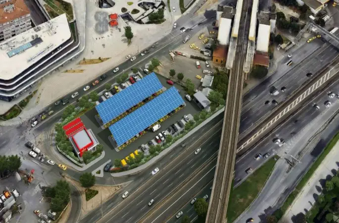 İstanbul'da E-5'in kenarına ultra modern şarj üniteleri projesi