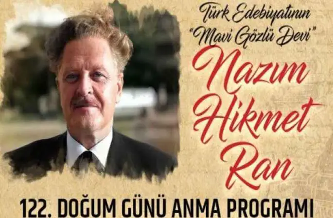 Nazım Hikmet, İzmit'te şiirleriyle anılıyor