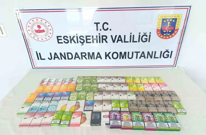 Jandarmadan kaçak sigara operasyonu
