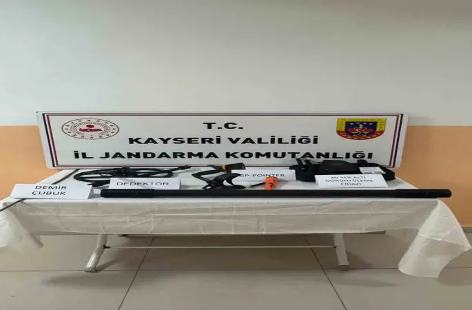 Kaçak kazı yapan şahıslara suçüstü: 3 gözaltı
