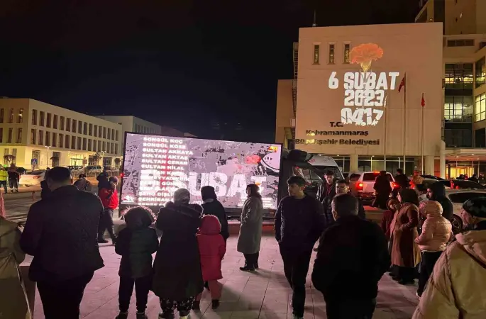 Kahramanmaraş’ta 6 Şubat depremlerinde hayatını kaybedenler dualarla anıldı
