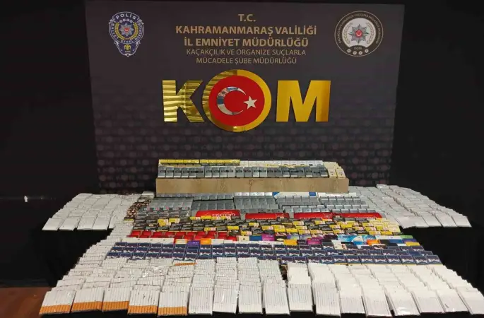 Kahramanmaraş’ta uyuşturucu ve kaçakçılık operasyonu: 2 tutuklama
