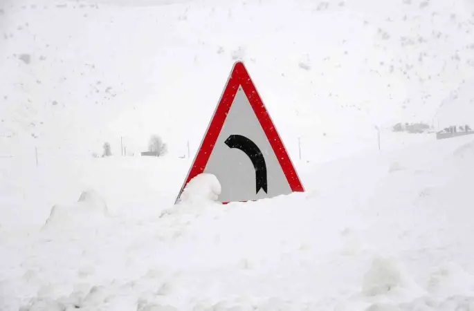 Kar yağışı Bitlis’te etkisini artırdı: 100 köy yolu ulaşıma kapandı
