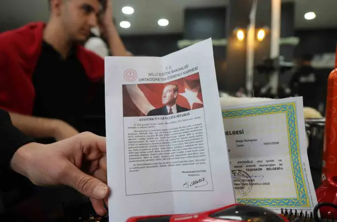 Karne günü başarının adresi bu kez okul değil, kuaför oldu
