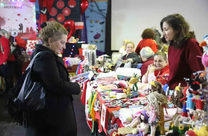 Kartal’da Sevgililer Günü’ne özel kadın emeği pazarı başladı

