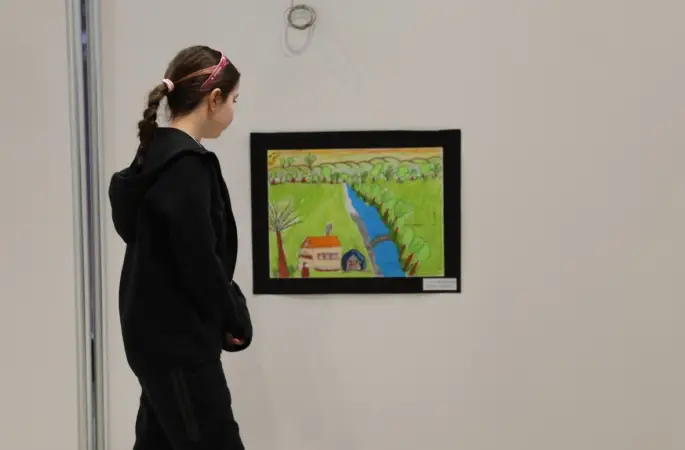 Kartepe’de öğrencilerin 23 Nisan temalı eserleri sergileniyor
