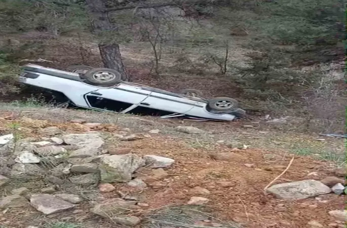 Kastamonu’da otomobil takla attı: 1 yaralı
