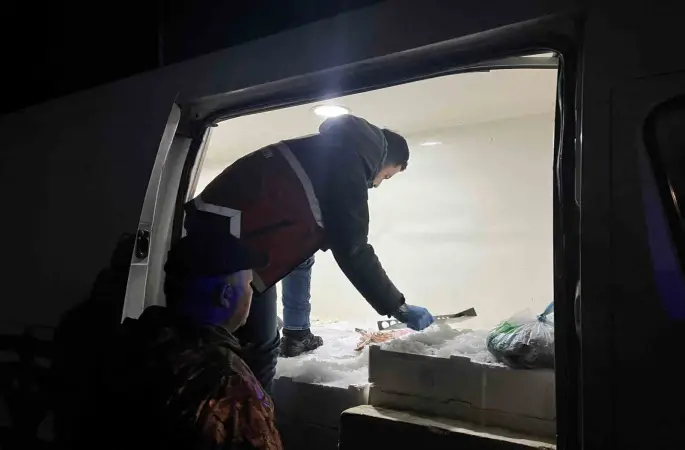 Kastamonu’da usulsüz avlanan 1 ton 335 kilogram balığa el konuldu
