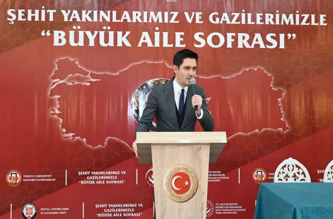 Kaymakam Çakır şehit aileleri ve gazilerle iftarda buluştu
