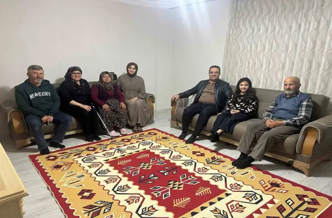 Kaymakam Dalak şehit ve gazi ailelerini yalnız bırakmıyor
