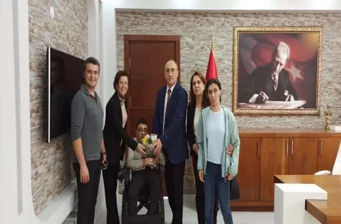 Kaymakam İlhan engellileri ağırladı
