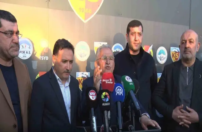 Kayseri protokolünde galibiyet sevinci
