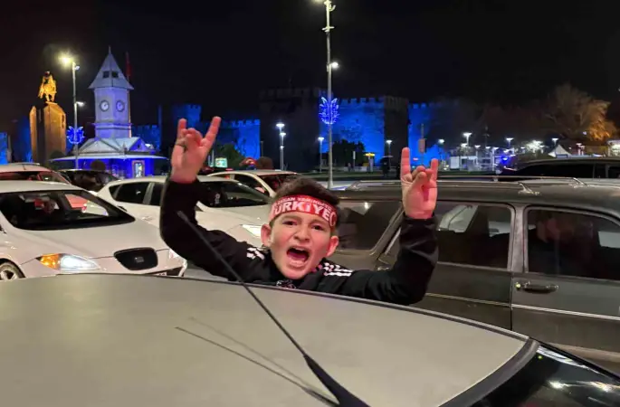 Kayseri’de milli sevinç
