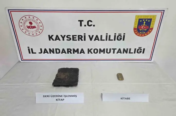 Kayseri’de tarihi eser operasyonu

