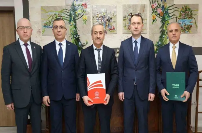 KBÜ mesleki eğitimde iş birliği çalışmalarını sürdürüyor
