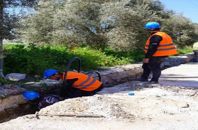 Kemikler mahallesinin içme suyu isale hattı yenilendi
