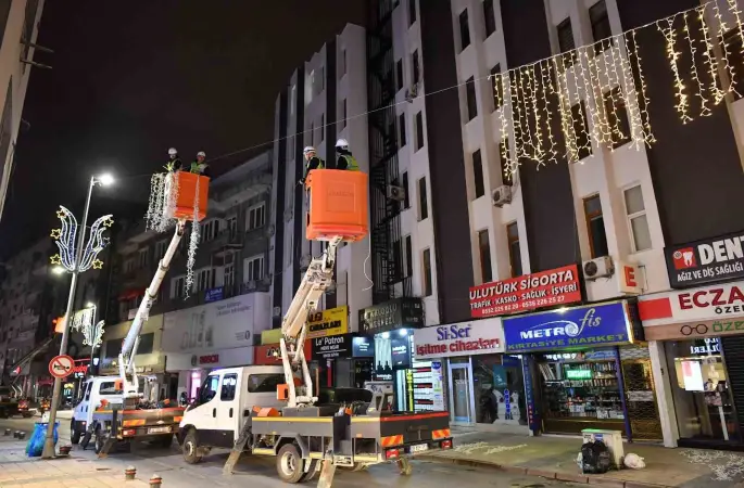Kent merkezini aydınlatacak LED dönüşüm çalışmaları başladı
