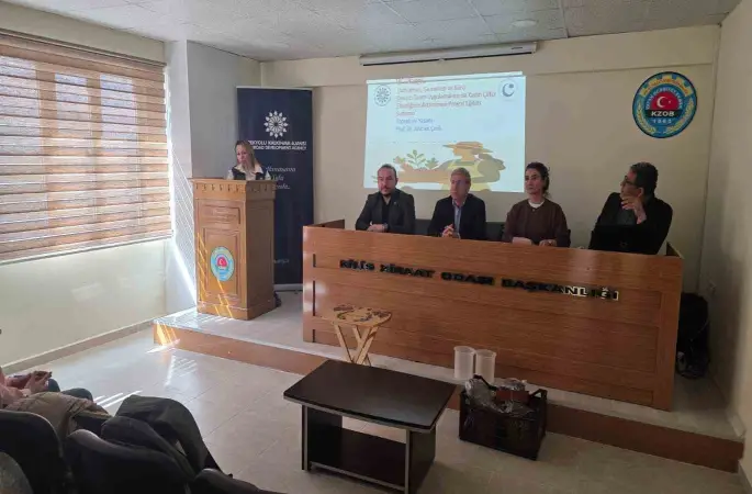 Kilis ve Gaziantep’te kadın çiftçilere onarıcı tarım eğitimi verildi
