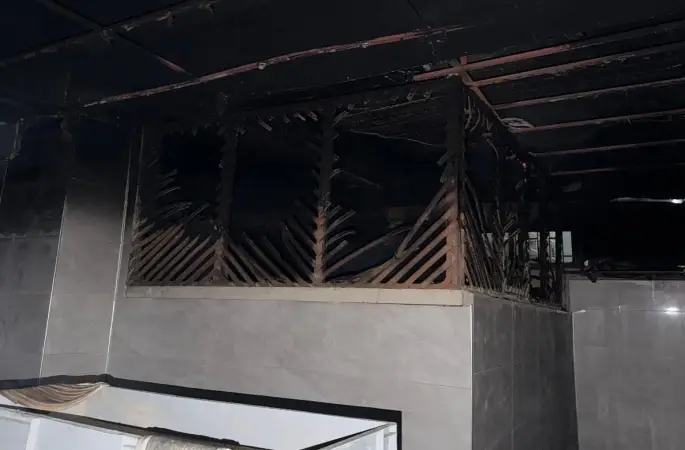 Kırıkhan’da yanan fırın kullanılmaz hale geldi
