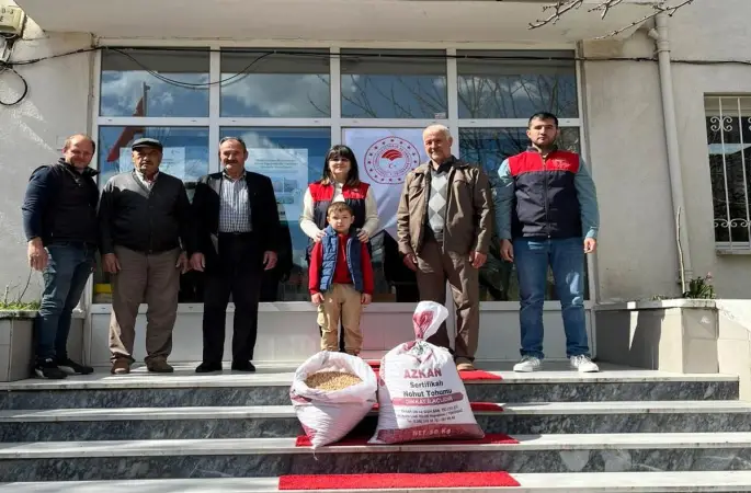 Kırklareli’de aspir ve nohut tohumları üreticiyle buluştu
