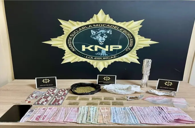 Kırklareli’de uyuşturucu operasyonu: 1 tutuklama
