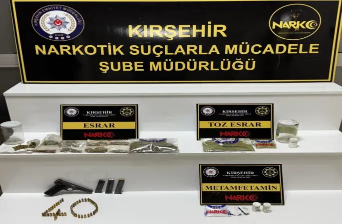 Kırşehir’de uyuşturucu operasyonu: 1 tutuklama
