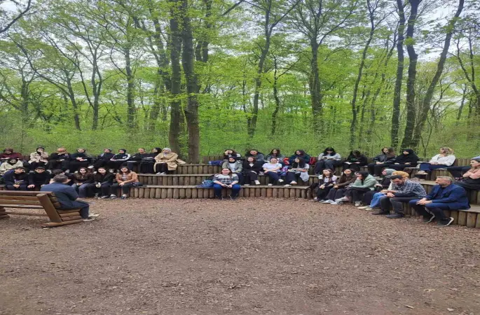 Kitap ve doğa buluşması Ormanya’da gerçekleştirildi
