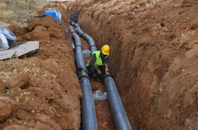 Konya Büyükşehir’den 282 kilometre yeni su ve kanalizasyon şebekesi
