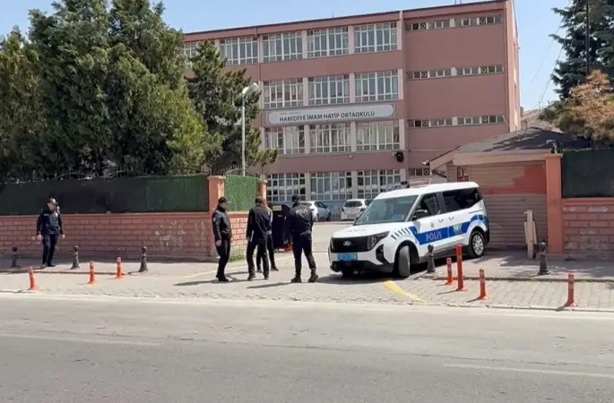 Konya’da okul önlerinde sıkı güvenlik önlemi
