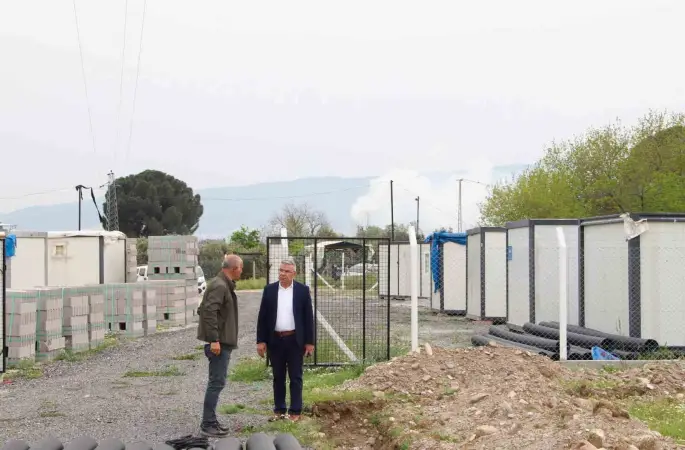 Köşk’te sokak hayvanları için barınak çalışması sürüyor
