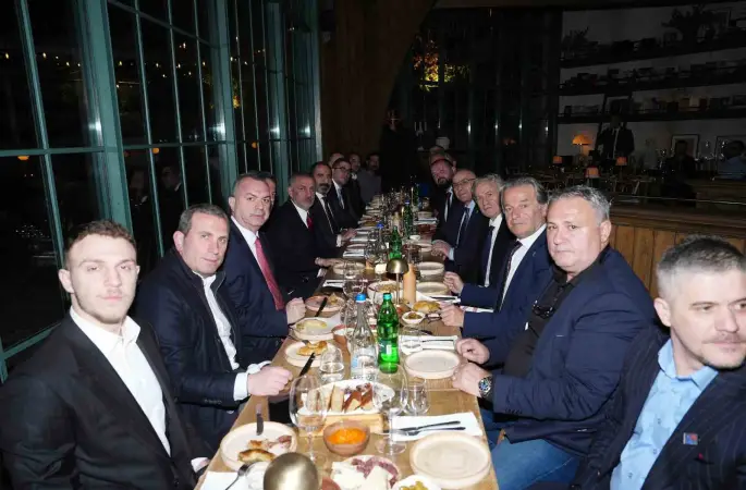 Kosova - Türkiye resmi maç yemeği düzenlendi
