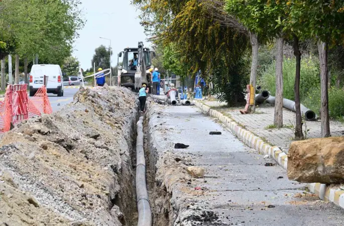 Kuşadası’nda altyapı yatırım çalışmaları sürüyor
