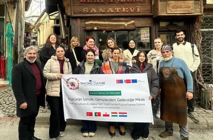 Kütahya, Avrupa ülkelerinden gelen gençlerin buluşma noktası oldu
