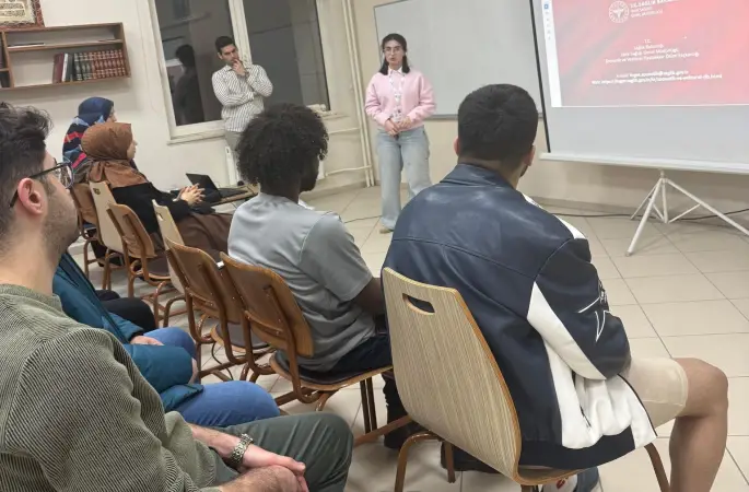 KYK yurdunda sıtma farkındalık eğitimi
