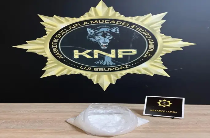 Lüleburgaz’da 285 gram metamfetamin ele geçirildi
