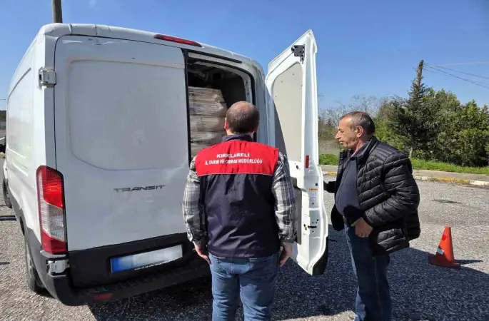 Lüleburgaz’da canlı hayvan ve hayvansal ürün nakilleri denetlendi
