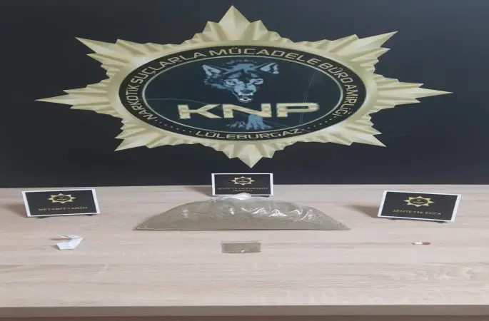 Lüleburgaz’da durdurulan araçtan uyuşturucu çıktı, 4 şüpheli tutuklandı
