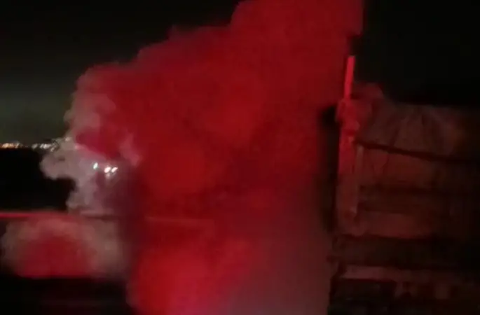 Malatya’da amonyum nitrat yüklü tırda korkutan yangın
