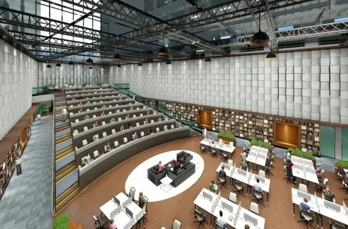 Malatya’da bölgenin en büyük kütüphanesinde sona doğru
