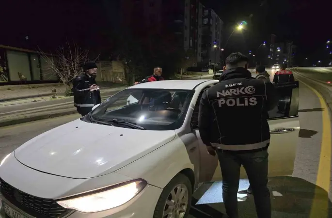 Malatya’da "narko alan" uygulaması
