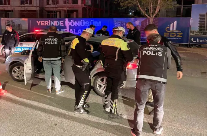 Malatya’da polisten sıkı denetim
