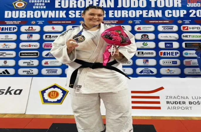 Manisalı Dirgen, Hırvatistan’da gümüş madalya kazandı
