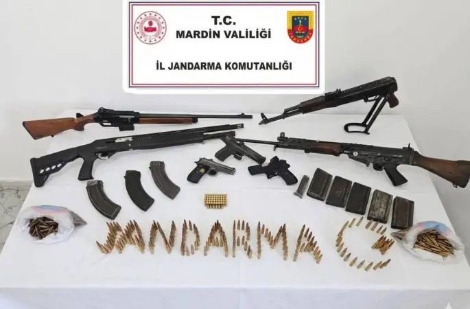 Mardin’de silah ve tarihi eser operasyonu: 3 tutuklama
