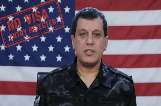 Mazlum Abdi’ye Vize Şoku